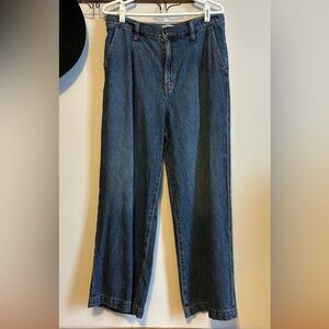 Madewell Harlow Wide-Leg Trouser Jean Size 30